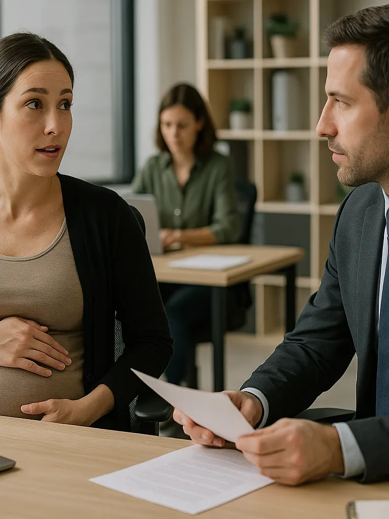 Pregnant employee asking for accomodations