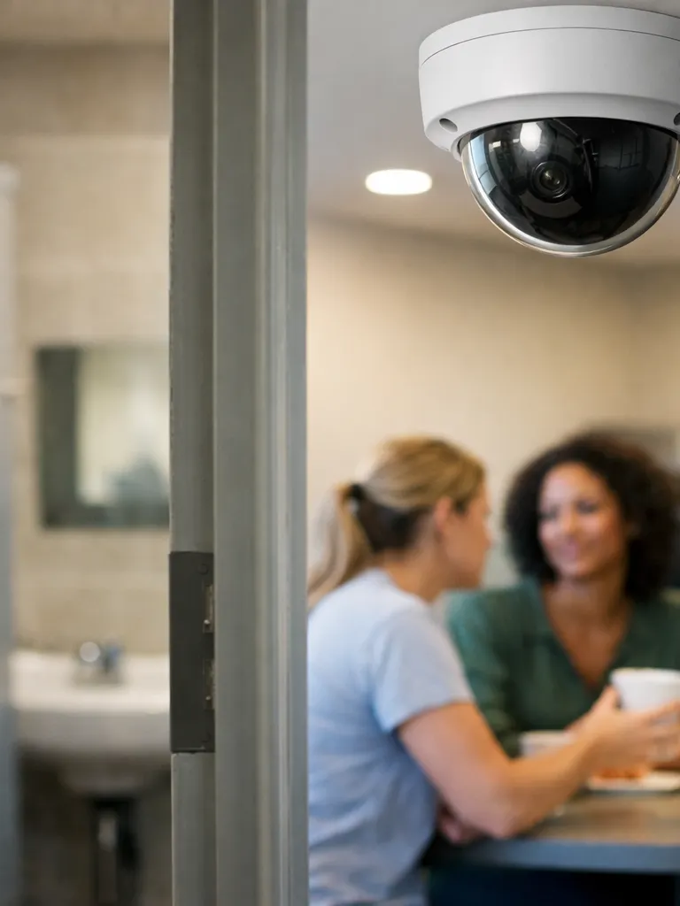 Cameras in Breakrooms or Bathrooms at Work