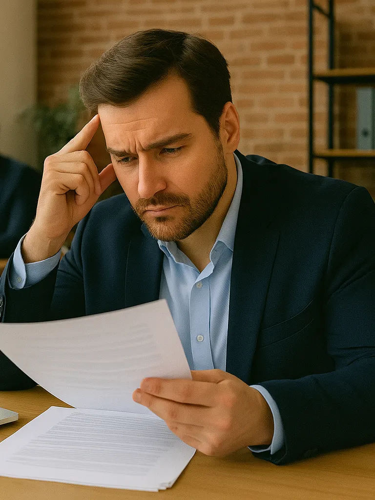 A man filing a wage complaint