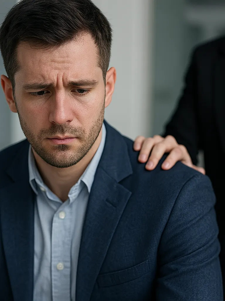 male victim of workplace sexual harassment