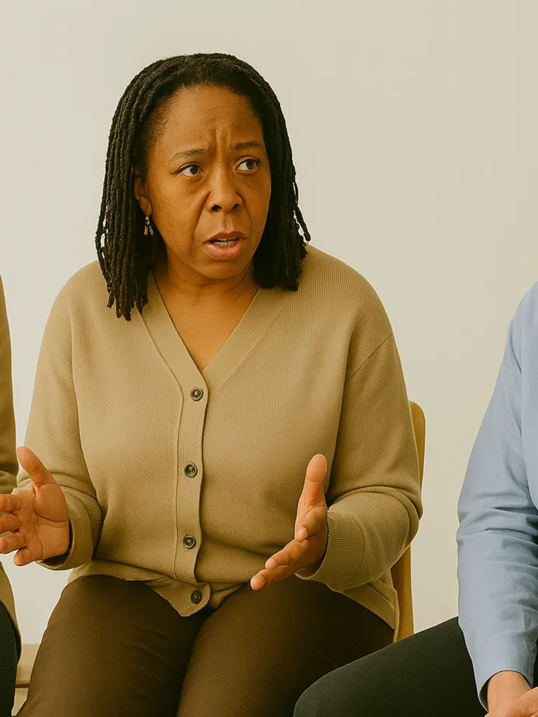 Employees discussing employers' excuses