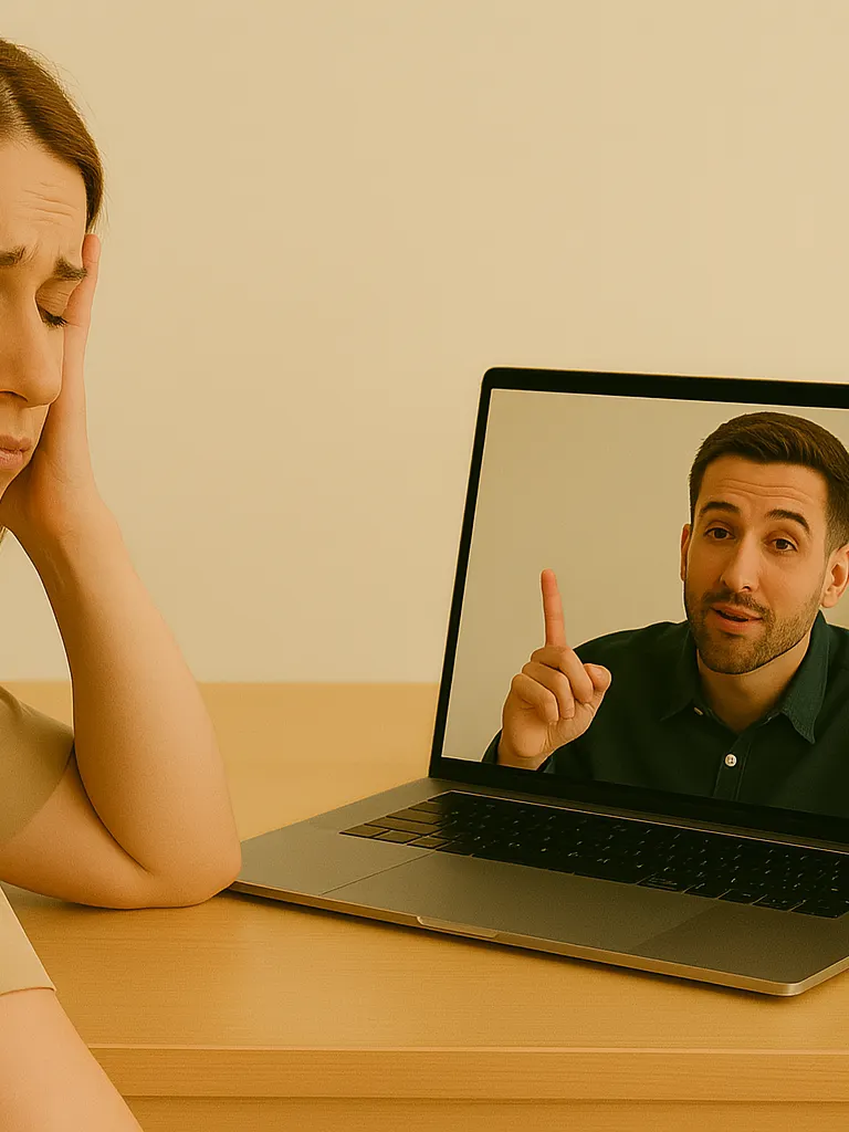 Harassment via video chat
