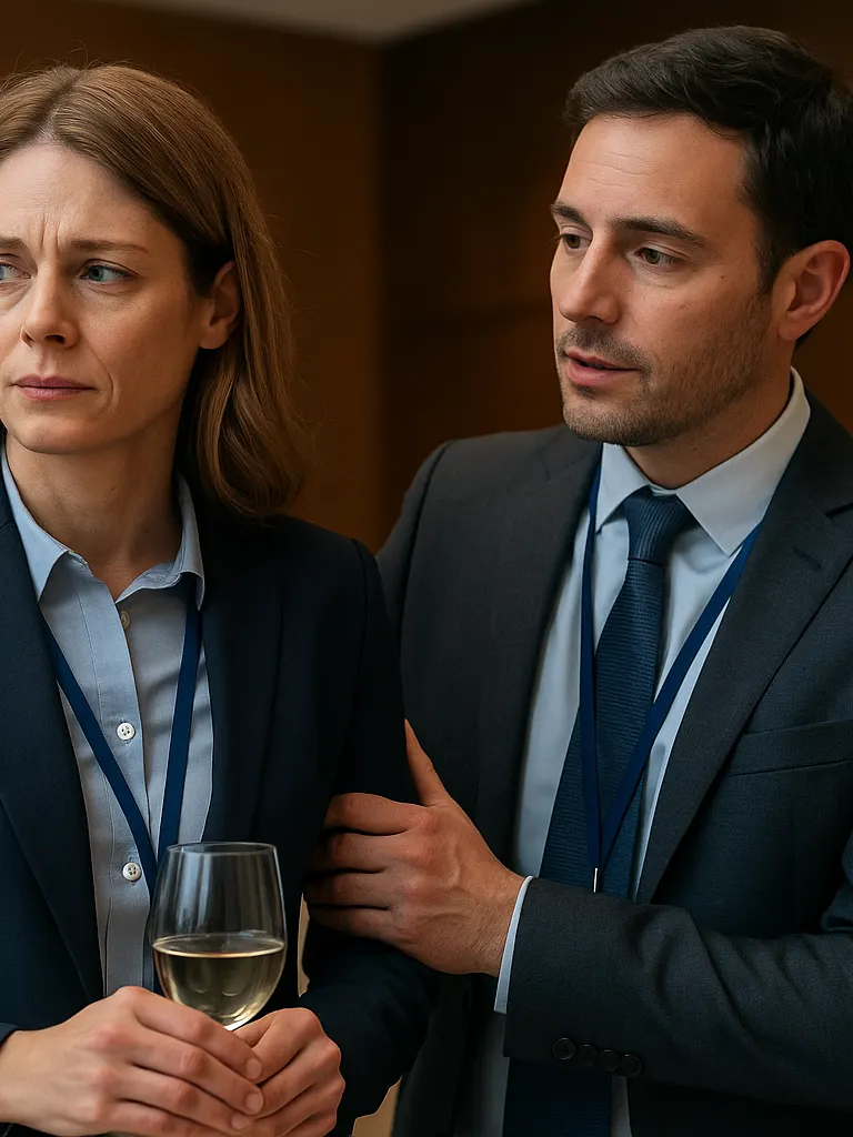 Unwanted Touching at Work Events